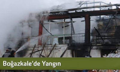 Boğazkale’de Yangın