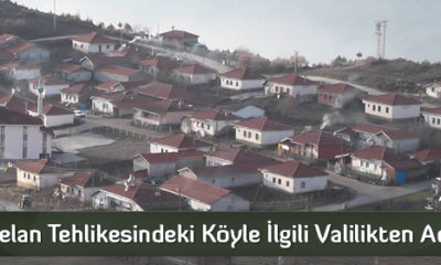 Heyelan Tehlikesindeki Köyle İlgili Valilikten Açıklama