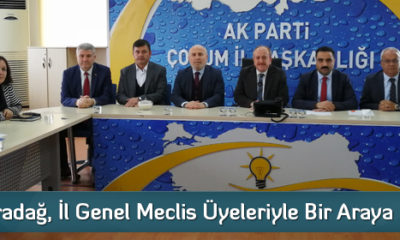 Karadağ, İl Genel Meclis Üyeleriyle Bir Araya Geldi