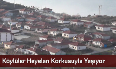Köylüler Heyelan Korkusuyla Yaşıyor
