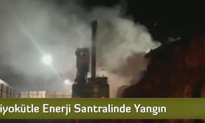 Biyokütle Enerji Santralinde Yangın