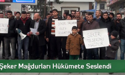 Şeker Mağdurları Hükümete Seslendi