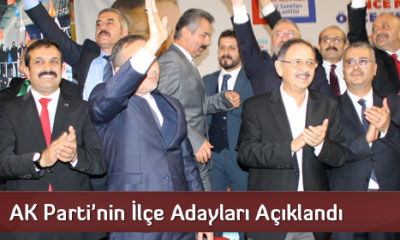 AK Parti’nin İlçe Adayları Tanıtıldı