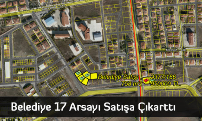 Belediye 17 Arsayı Satışa Çıkarttı