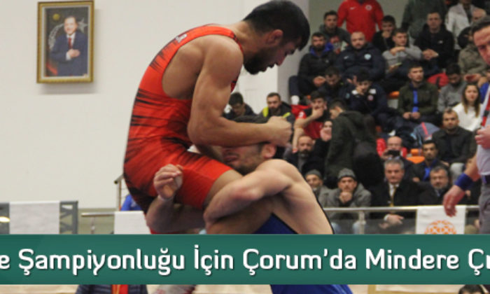 Güreşçiler Türkiye Şampiyonluğu İçin Çorum’da Mindere Çıktı