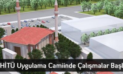 HİTÜ Uygulama Camiinde Çalışmalar Başladı  