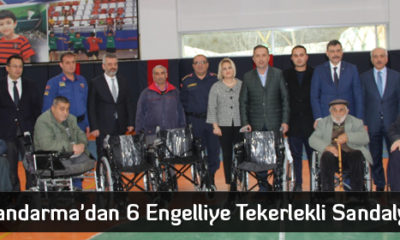 Jandarma’dan 6 Engelliye Tekerlekli Sandalye