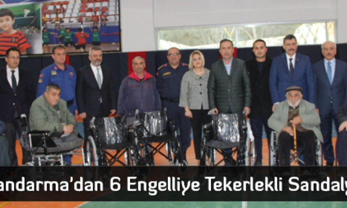 Jandarma’dan 6 Engelliye Tekerlekli Sandalye
