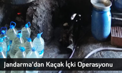Jandarma’dan Kaçak İçki Operasyonu