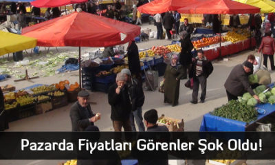 Pazarda Fiyatları Görenler Şok Oldu!