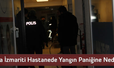 Sigara İzmariti Hastanede Yangın Paniğine Neden Oldu