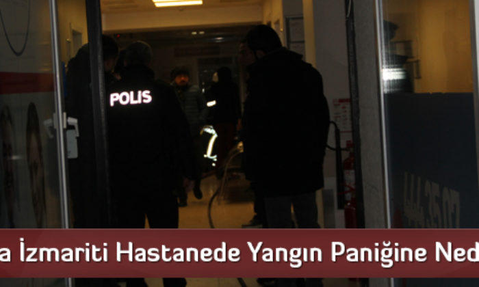 Sigara İzmariti Hastanede Yangın Paniğine Neden Oldu  