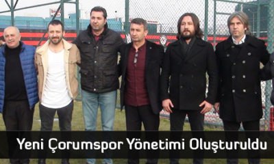 Yeni Çorumspor Yönetimi Oluşturuldu