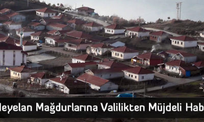 Heyelan Mağdurlarına Valilikten Müjdeli Haber