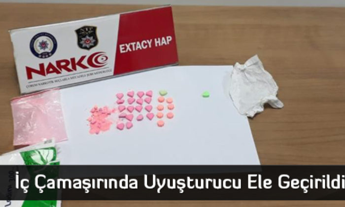 İç Çamaşırında Uyuşturucu Ele Geçirildi  