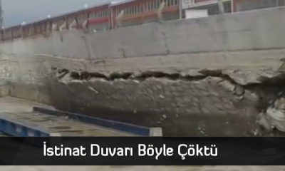 İstinat Duvarı Böyle Çöktü
