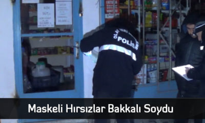 Maskeli Hırsızlar Bakkalı Soydu