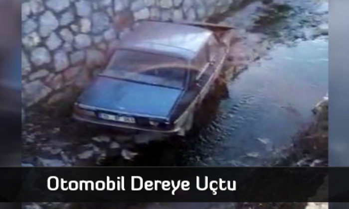 Otomobil Dereye Uçtu