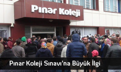 Pınar Koleji Sınavı’na Büyük İlgi