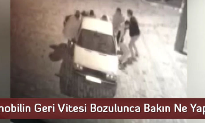 Otomobilin Geri Vitesi Bozulunca Bakın Ne Yaptılar