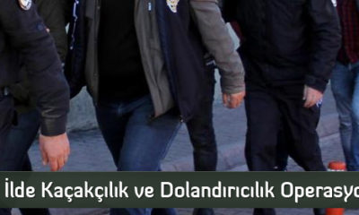 4 İlde Kaçakçılık ve Dolandırıcılık Operasyonu
