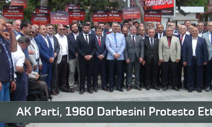 AK Parti, 1960 Darbesini Protesto Etti