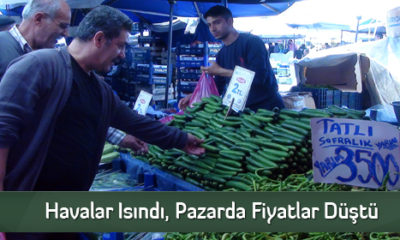 Havalar Isındı, Pazarda Fiyatlar Düştü