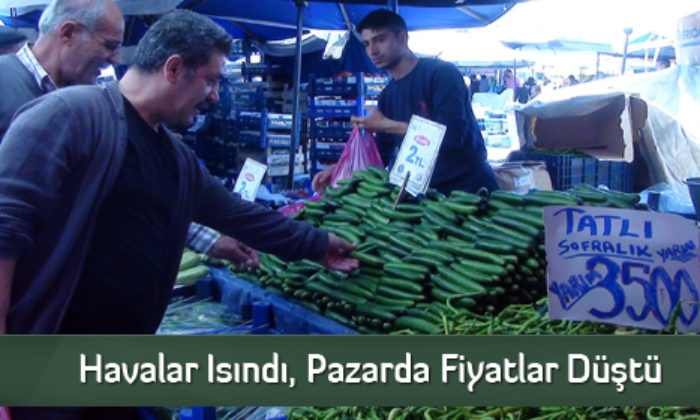 Havalar Isındı, Pazarda Fiyatlar Düştü