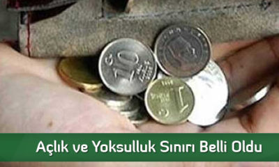 Açlık ve Yoksulluk Sınırı Belli Oldu