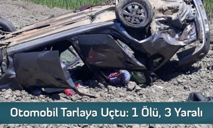 Otomobil Tarlaya Uçtu: 1 Ölü, 3 Yaralı