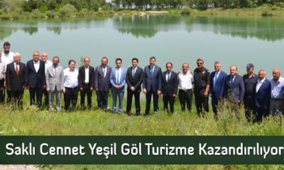 Saklı Cennet Yeşil Göl Turizme Kazandırılıyor
