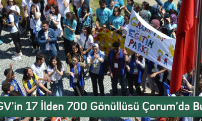 TEGV’in 17 İlden 700 Gönüllüsü Çorum’da Buluştu