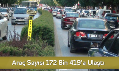 Araç Sayısı 172 Bin 419’a Ulaştı