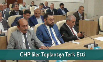 CHP’liler Toplantıyı Terk Etti
