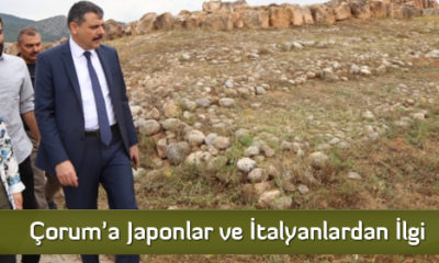 Çorum’a Japonlar ve İtalyanlardan İlgi