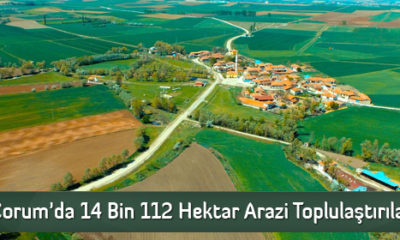 Çorum’da 14 Bin 112 Hektar Arazi Toplulaştırılacak