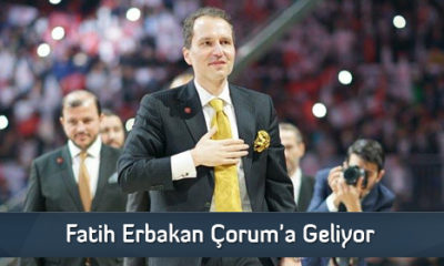 Fatih Erbakan Çorum’a Geliyor