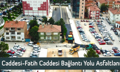 Gazi Caddesi-Fatih Caddesi Bağlantı Yolu Asfaltlanıyor