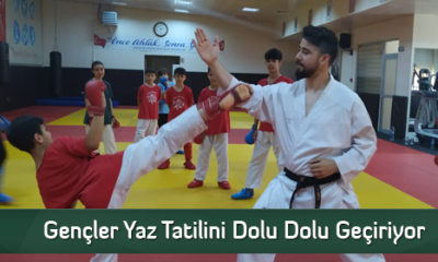 Gençler Yaz Tatilini Dolu Dolu Geçiriyor
