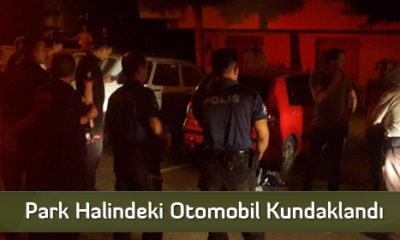 Park Halindeki Otomobil Kundaklandı
