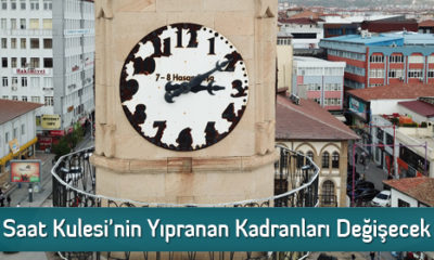 Saat Kulesi’nin Yıpranan Kadranları Değişecek