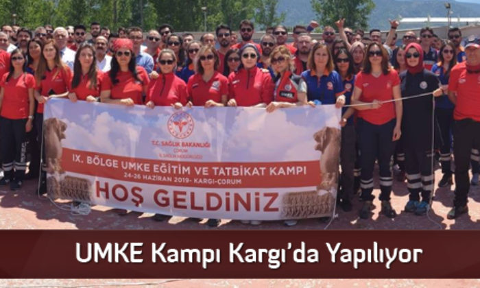 UMKE Kampı Kargı’da Yapılıyor