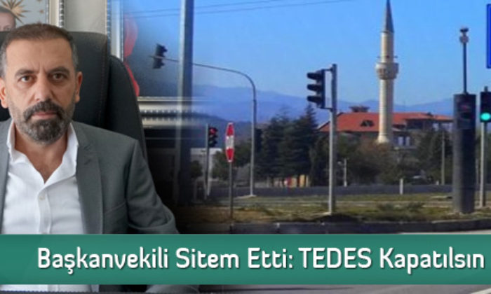 Başkanvekili Sitem Etti: TEDES Kapatılsın