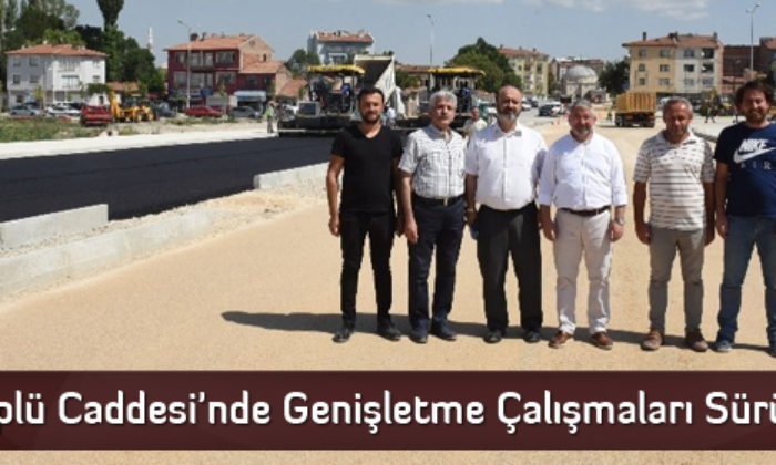 Çöplü Caddesi’nde Genişletme Çalışmaları Sürüyor