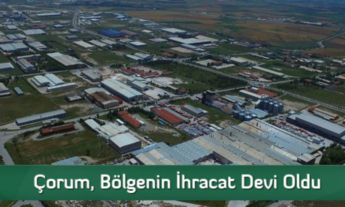 Çorum, Bölgenin İhracat Devi Oldu
