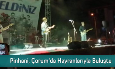 Pinhani, Çorum’da Hayranlarıyla Buluştu