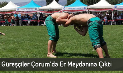 Güreşçiler Çorum’da Er Meydanına Çıktı