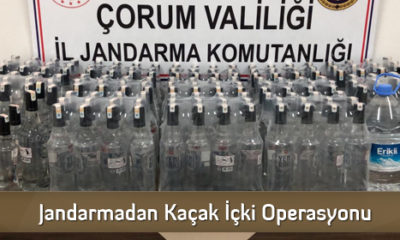 Jandarmadan Kaçak İçki Operasyonu