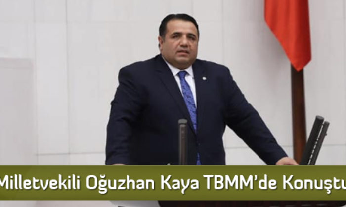 Milletvekili Kaya TBMM’de Konuştu