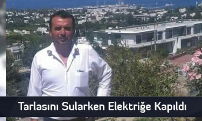 Tarlasını Sularken Elektriğe Kapıldı